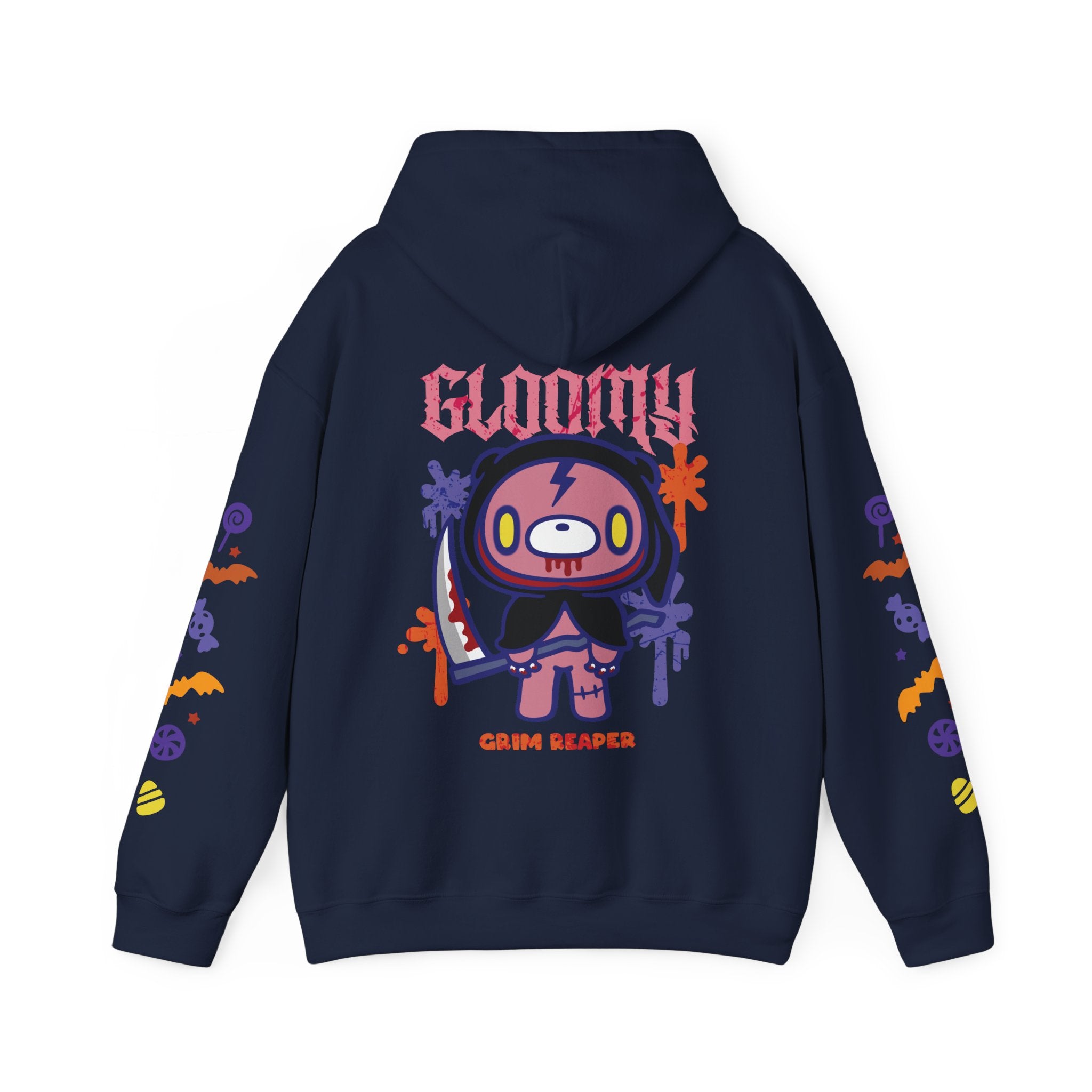 Halloween Grim Reaper Gloomy Bear Hoodie